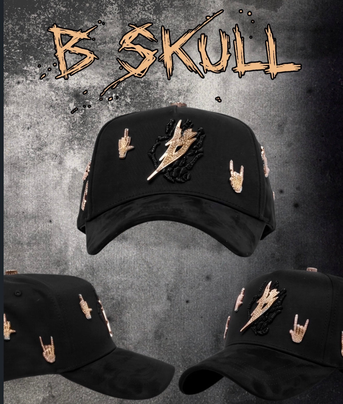 Barbas Hats x Rico O Muerto “B SKULL”