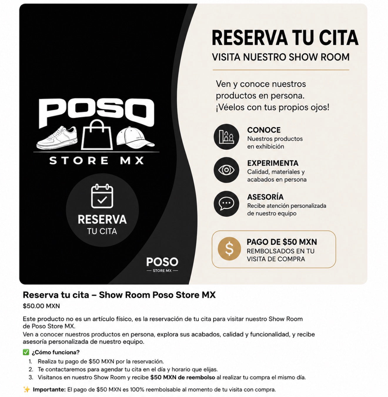 Reservación a ShowRoom