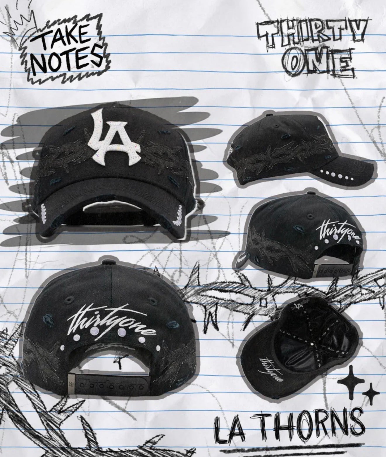 31 Hats Take Notes “LA Thorns”