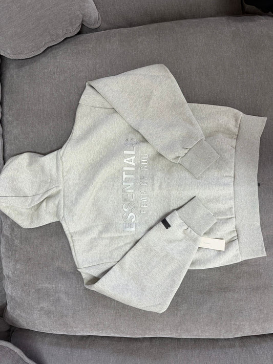 Hoodie Essentials ZIP “HEATHER STO”