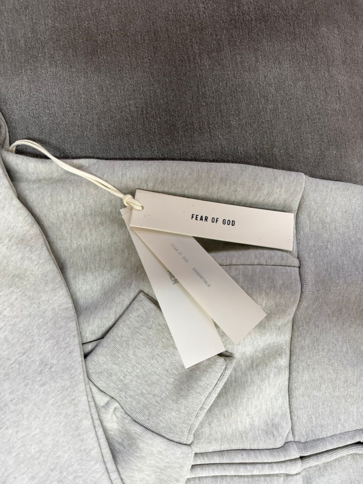 Hoodie Essentials ZIP “HEATHER STO”