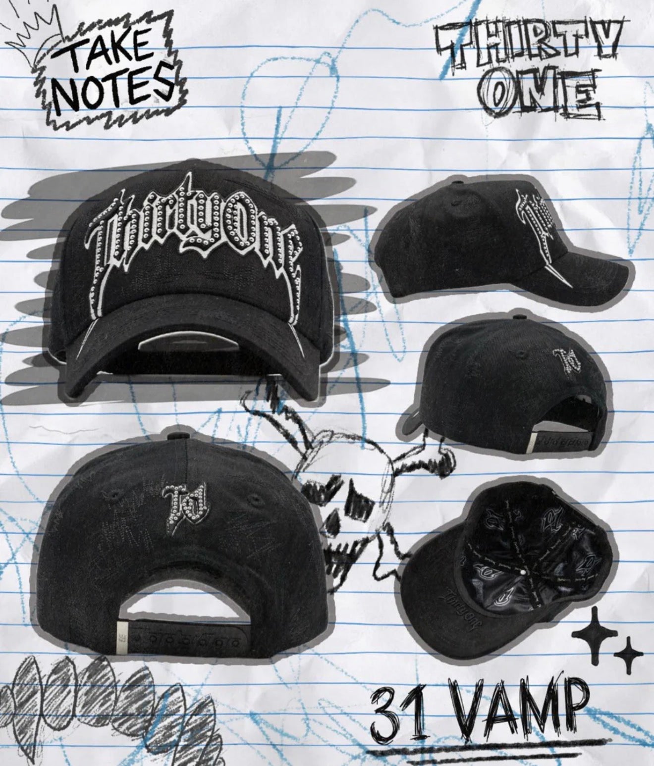 31 Hats Take Notes “31 Vamp”