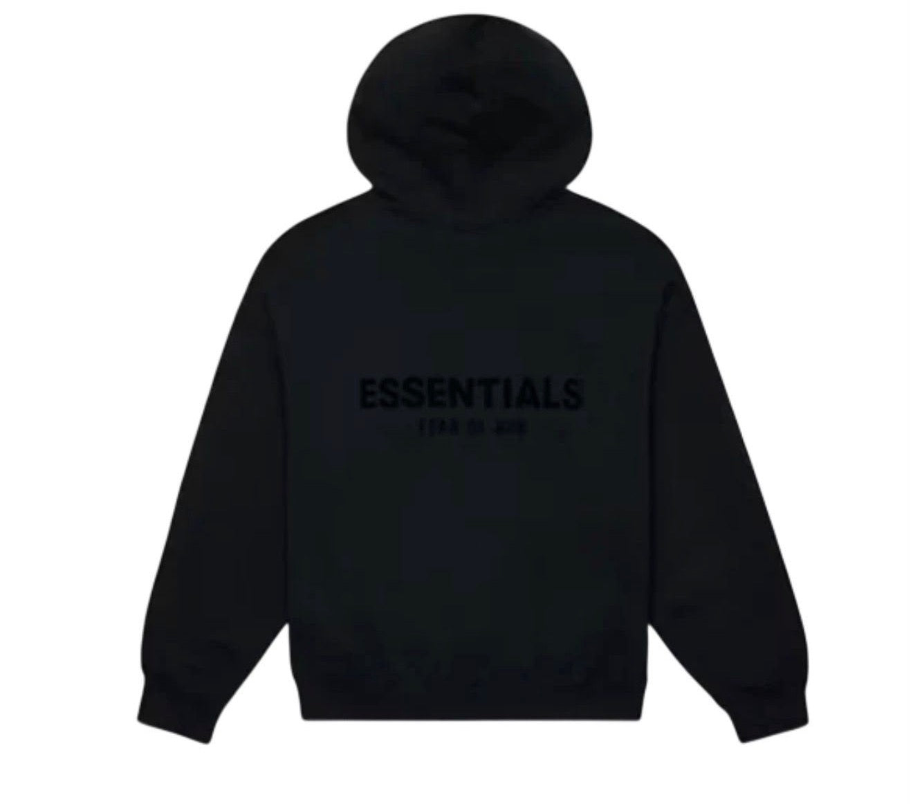 Hoodie Essentials Fear Of God SS22 “STRETCH LIM” black