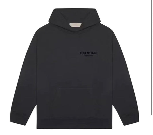 Hoodie Essentials Fear Of God SS22 “STRETCH LIM” black