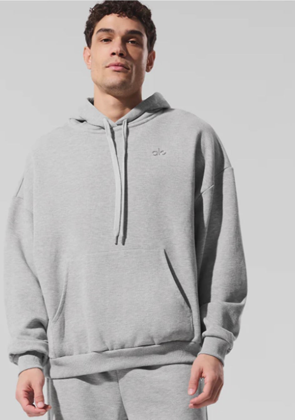 Hoodie Alo Yoga color Gris