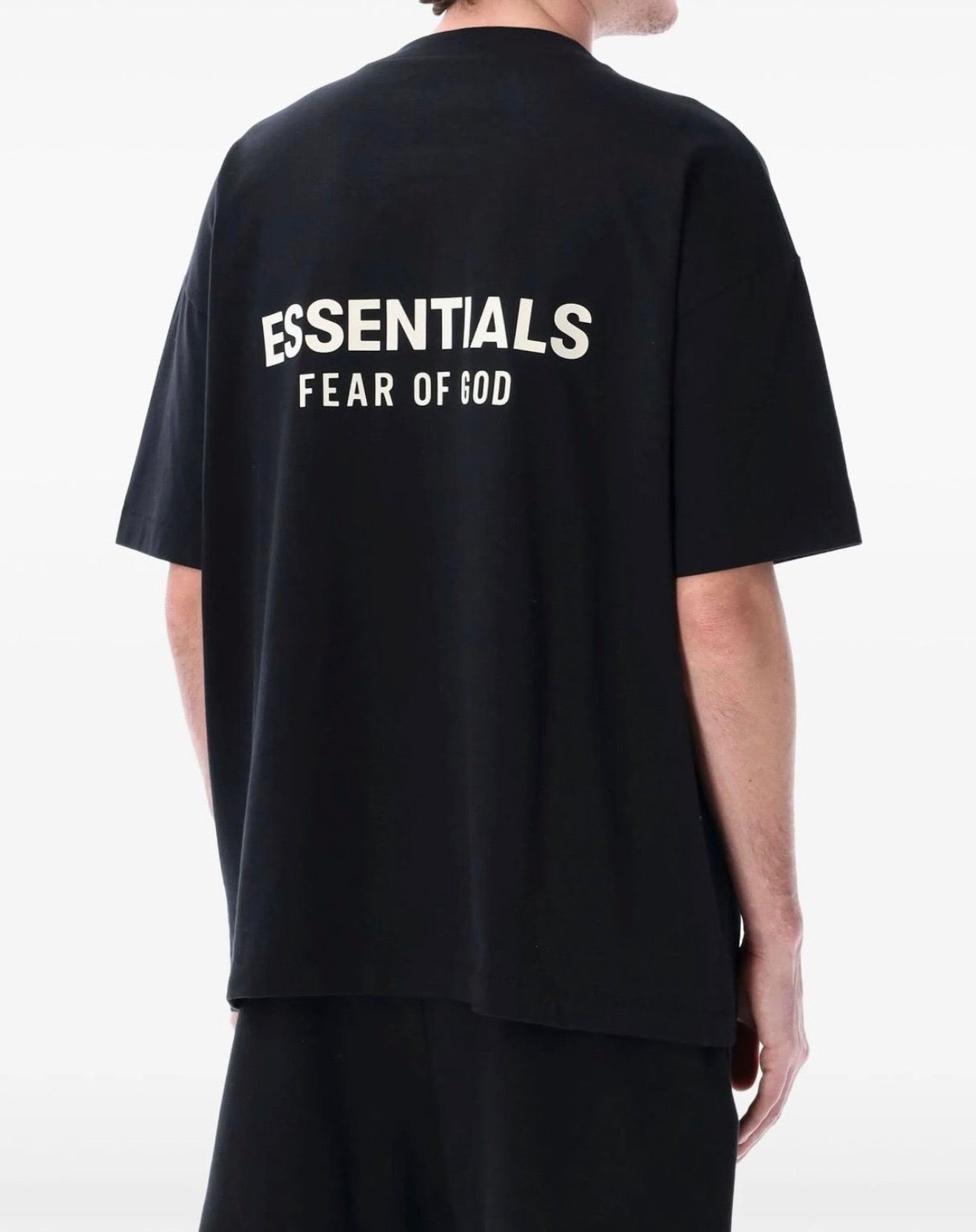 Playera Essentials Fear Of God SS25 “JEAT BLACK”